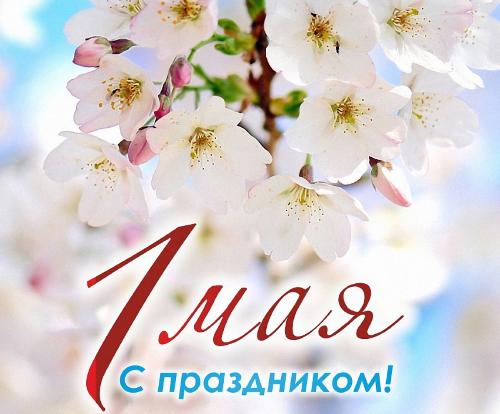 С 1 мая! С 1 мая!